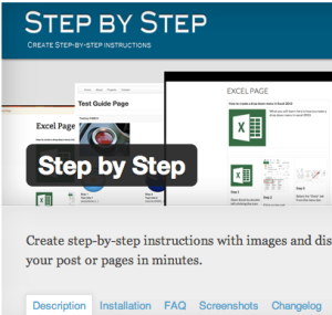 Learn how to create a guide that contains step-by-step instructions using the step-by-step plugin for WordPress.

Version 2.0